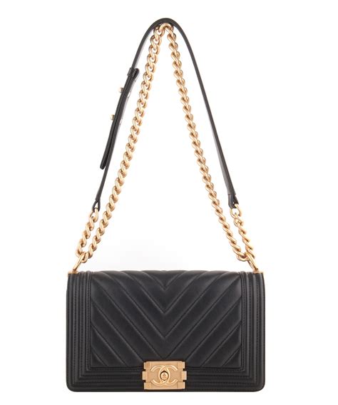 chanel boy tote chevron|Chanel black boyfriend bag.